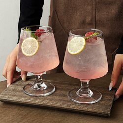 Creative Diamond-Shaped Short Glass Cup, High-Value Cocktail Cup, Cold Coffee Cup, Soda Sparkling Water Cup