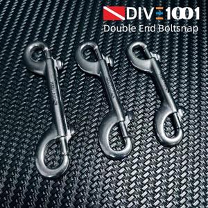 Meng Mengda Diving Space 316 Stainless Steel Double Head buckle spring hook fast unloading buckle 100 diving flag double head hook