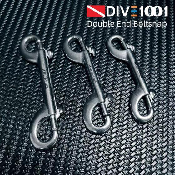 Meng Mengda Diving Space 316 Stainless Steel Double Head buckle spring hook fast unloading buckle 100 diving flag double head hook
