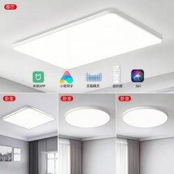 Ceiling Light with Mi Home Smart Voice Control for Living Room, Bedroom, Dining Room, Simple Modern Lighting for the Whole House, 2025 New Model