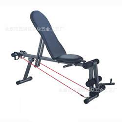 Adjustable Abdominal Exercise Board, Home-Use Sit-Up Board, Fitness Equipment, Bench Press Bench, Multi-Functional Dumbbell Bench