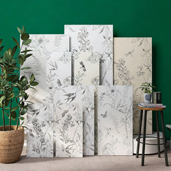 French Swallow Pattern Tiles 600X1200 Bathroom Tiles Cream Style Retro Kitchen Wall Tiles 400X800