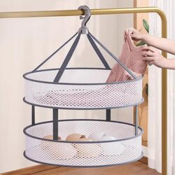 Hot-Selling Item】Foldable Clothes Drying Net for Socks, a Magic Tool for Drying Clothes and Woolen Sweaters, Flat-Lay Net Bag for Home Use