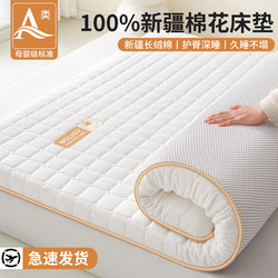 Xinjiang Cotton Mattress Pad, Soft Mattress Cushion for Home Use, Student Dormitory Single Bed Cotton Pad, Bed Protector