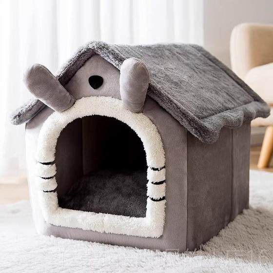 
Authentic cat nest, warm in winter, enclosed house-type cat house, four-season cat house, popular Internet celebrity, small dog mat