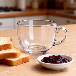 Clearance Special Offer: Glass Cup with Handle, Breakfast Cup, Large Capacity Milk Cup, Oatmeal Cup, Heat-Resistant Drinking Cup for Home Use