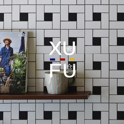 French-Style Interlocking Tiles Mosaic Background Wall Kitchen and Bathroom Non-Slip Floor Tiles Entrance Balcony Hotel Catering