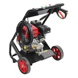 Gasoline and Diesel High-Pressure Car Washing Machine, Cart-Mounted Cleaning Equipment, Commercial Mobile Floor Washer, Pipe Cleaning, Small Household Cleaning Equipment