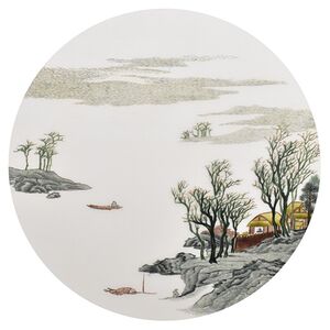 Su Embroidery DIY kit Junior Needle Scanning Landscape Scenery Painting 0 Basic Introduction Embroidery Patterns Practice