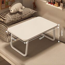 Multifunctional Foldable Bed Table, Dormitory Cartoon Study Computer Desk, Simple Home Lazy Desk