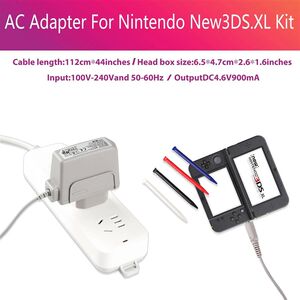 Charger for New 3DS XL  Kit, Stylus Pen AC Power Adapter Cha