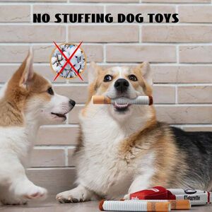 Funny Interactive Plush Dog Toys Creative Cigarette Interact