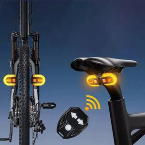 Bike Turn Signal Rear Light LED Bicycle Lamp USB Rechargeabl
