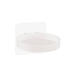 Japanese-Style Seamless Wall-Mounted Round Hand Sanitizer and Aromatherapy Bottle Holder, Small Jewelry Storage Rack for Kitchen and Bathroom