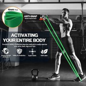 Heavy Duty TPE Resistance Band Exercise Elastic Band For Spo