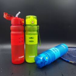 Doudoule Outdoor Adult Frosted Sports Straw Water Cup Large Capacity Fitness Bouncing Plastic Space Water Bottle