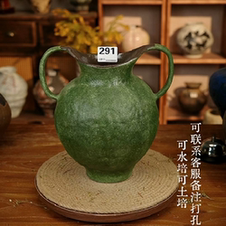 291 Jingdezhen Handmade Ceramic Vase Ornament, Height 27cm, Diameter 8cm
