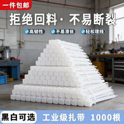 Self-Locking Nylon Cable Ties Plastic Binding Straps Tie Straps Restraints Straps Tie Strips Wire Ties Cable Ties White/Black