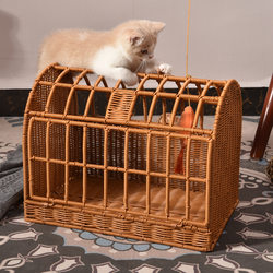 Pet Travel Carrier for Cats, Hamsters, and Small to Medium-Sized Dogs, Portable Airline-Approved Carrier