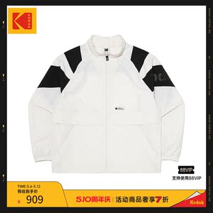 
KODAK Koda Jacket Spring 2025 New Men and Women's Same Stand Collar Loose Casual Sports Jacket