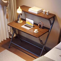 Foldable Desk, No Installation Required, Computer Desk, Student Home Writing Desk, Bedroom Bedside Small Table, Simple Office Desk