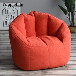 In-Stock Japanese-Style Minimalist Small Apartment Living Room Tatami Hotel Fabric Lazy Sofa Bean Bag Chair