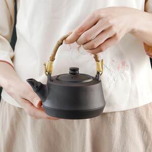 
Cooking tea by the stove, household indoor large-capacity charcoal baking kettle, electric ceramic sewing DIY materials, tools and finished products