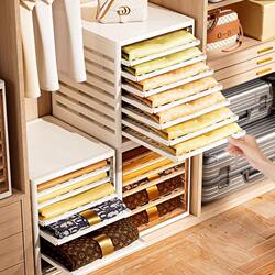 New Model Wardrobe Layered Storage Box Drawer-Style Organizer Multi-Layer Clothes Storage Rack