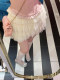 Your lazy llan two-color sweet gauze skirt short skirt skirt women's new summer style