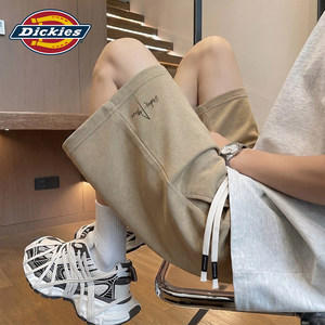 
Dickies khaki trendy shorts men's 2026 summer new straight casual pants teenagers five-quarter pants