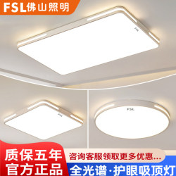Foshan Lighting Led Ceiling Light Living Room Lamp Modern Minimalist 2026 Rectangular Bedroom Lamp Whole House Package Lighting Fixtures