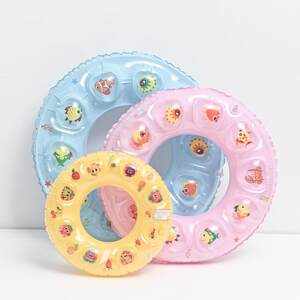 
Children's swimming ring crystal inflatable lifebuoy thickened single-layer double airbag underarm adult swimming ring