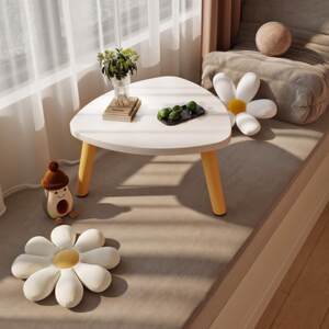
Bay window small tea table balcony small tea table bedroom sitting floor tatami small table desk low table home organization equipment