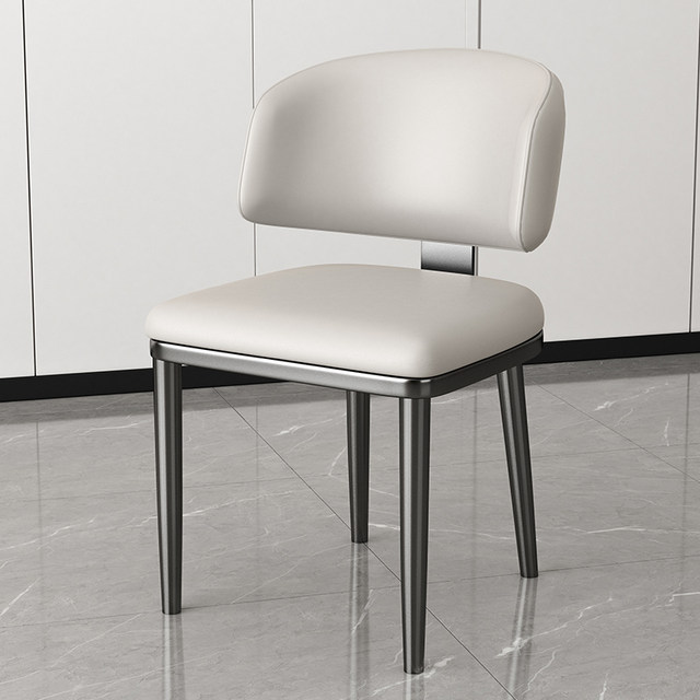 Italian minimalist dining chair Modern simple dining table and chair ...