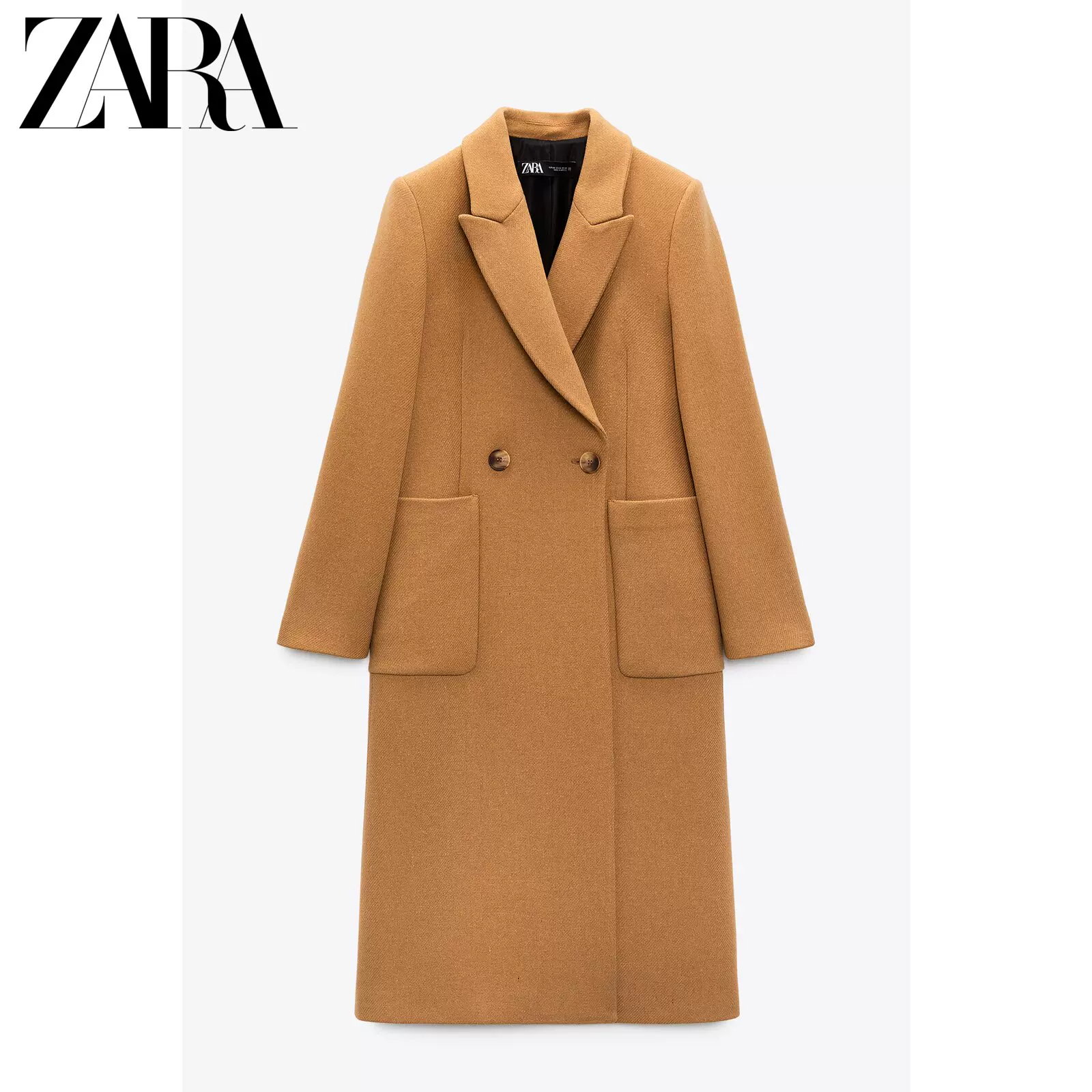 ZARA 全新未使用女装羊毛中性风大衣外套-Taobao Malaysia