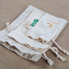 Wang cloth bag factory direct selling cotton and linen small bag custom-made environmental protection bag drawstring pocket drawstring canvas storage bag gift bag