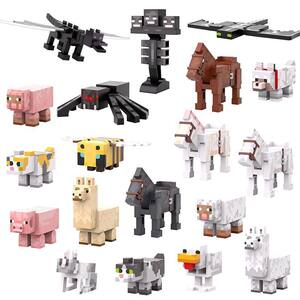 
Minecraft Magnetic Building Blocks Peripheral Accessories Animal Building Block Base Plate 2.5cm Magnetic Block Building Toy