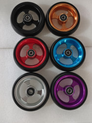 Sports wheelchair 4 inch front wheel aluminum alloy wheelchair accessories