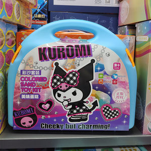 
Genuine Sanrio Kuromi colored sand cake set baby DIY handmade toys sand play sand educational children