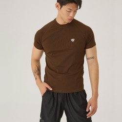 Aann Superman Series Slim Fit Fitness Training Cross-Shoulder Short Sleeves