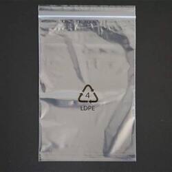 Pe Self-Sealing Bags with Transparent Printing, Recycling and Environmental Protection Symbols, Thickened Self-Sealing Bags
