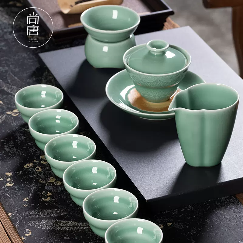 中国宋代青瓷盖碗，茶器。 青瓷盖碗价格报价行情- 京东