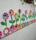 Kindergarten wall decoration color paper plate flower classroom layout decoration creative beauty and labor DIY handmade materials bag
