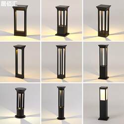 Solar lawn light outdoor courtyard lights modern simple villa park landscape lights grass road floor lamp
