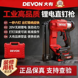 Dayou Lithium Battery Nail Gun for Woodworking, Brushless Straight Nail Gun, Nailer 6603, Electric Nail Gun