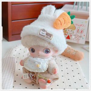 dimoo娃衣新生日记娃衣潮玩公仔衣服替换装可可兔套装背带裤帽子