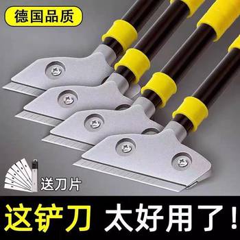 Cleaning glass tiles, beautiful seams, scraping wall panels, shovels, cleaning
