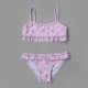 8818 Foreign Trade Children's Split Swimsuit Fashionable Ruffle Little Girl Bikini Cute Girl Triangle Beach Clothes