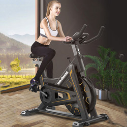 Dynamic Exercise Bike for Home Use, Silent Indoor Exercise Bike, Pedal Bike with Full Wheel Brake Pads, Upright Fitness Bike