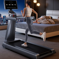 Large Gym Treadmill Foldable Large Running Platform Shock-Absorbing Multi-Functional Indoor Fitness Light Business Electric Treadmill